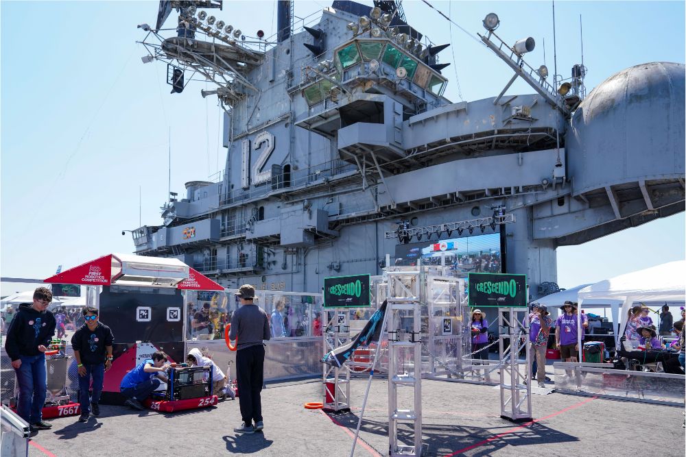 Robots Making Waves Aboard the USS Hornet