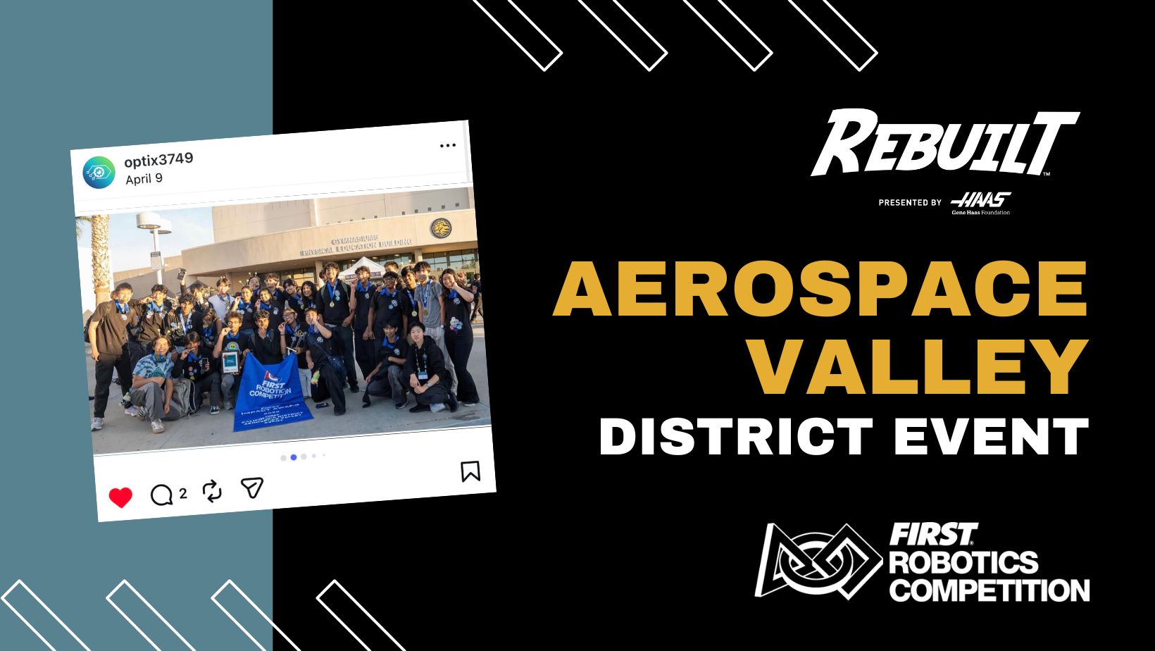 FIRST Robotics Competition – Aerospace Valley District Event, 2026