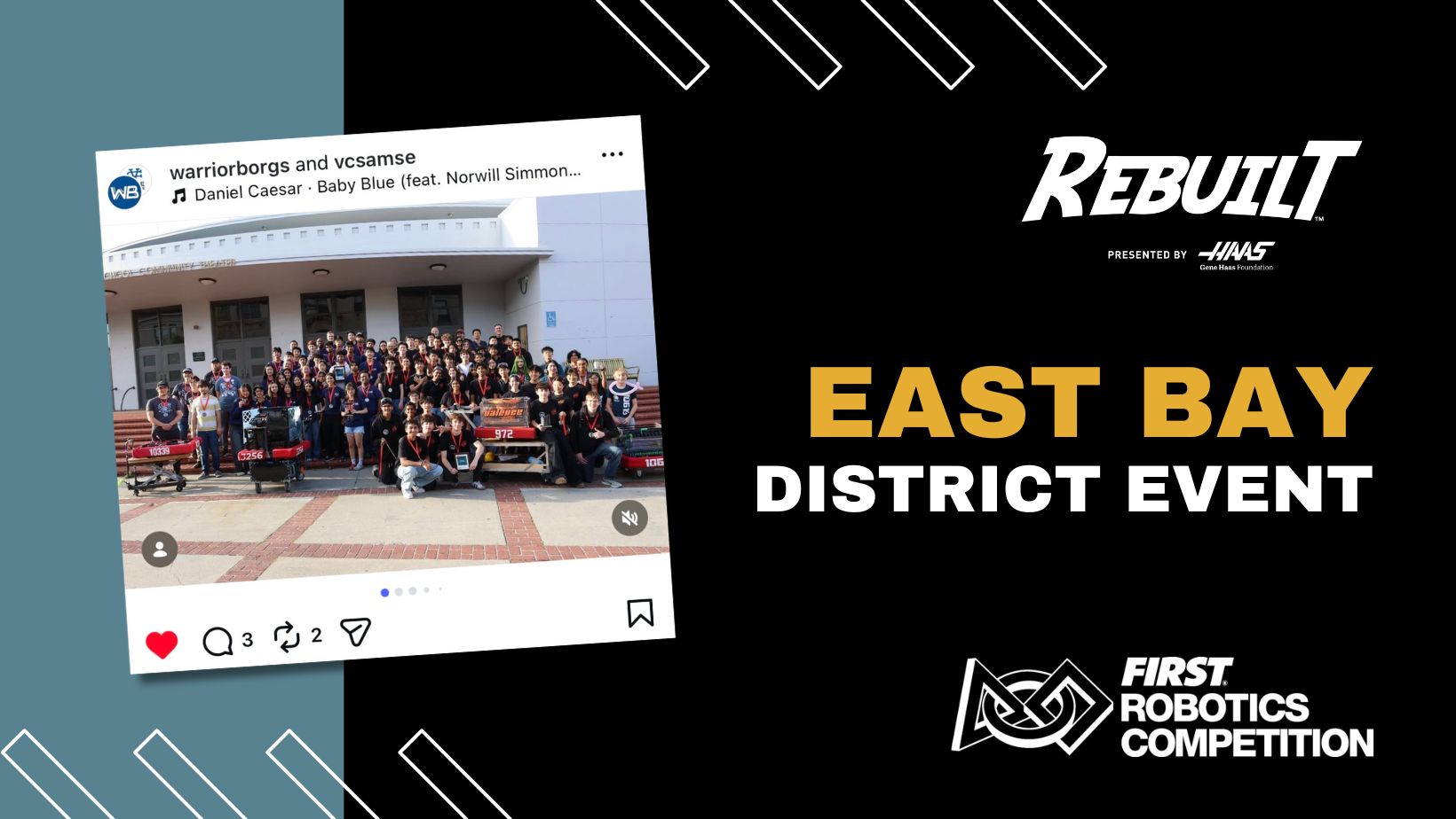 FIRST Robotics Competition – East Bay District Event, 2026