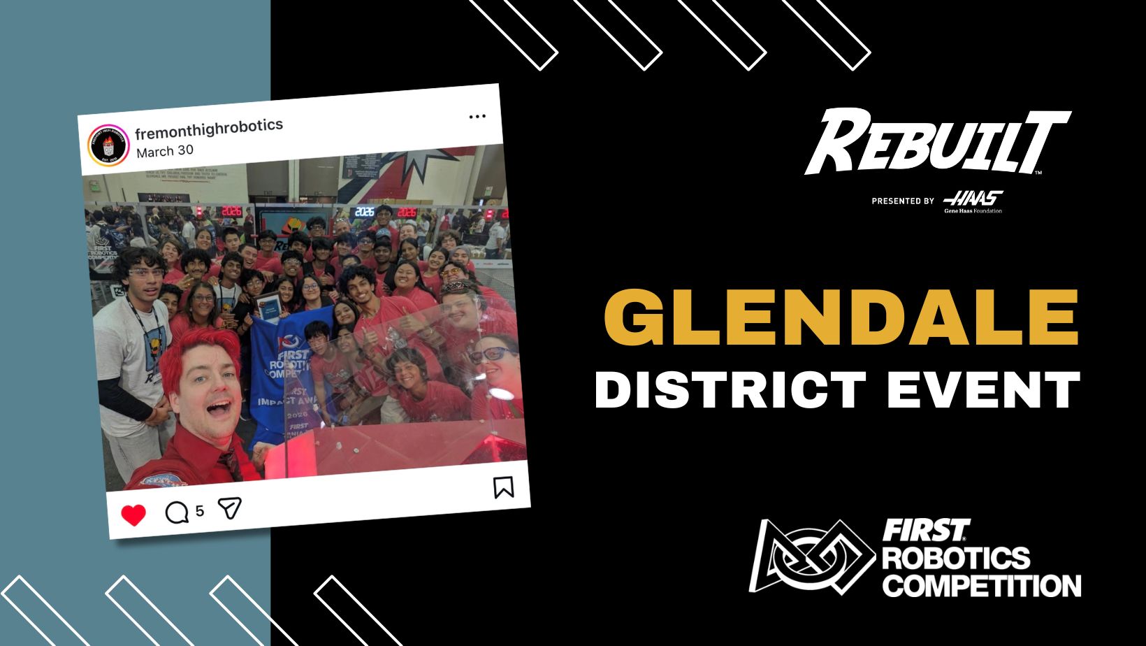 FIRST Robotics Competition – Glendale District Event, 2026
