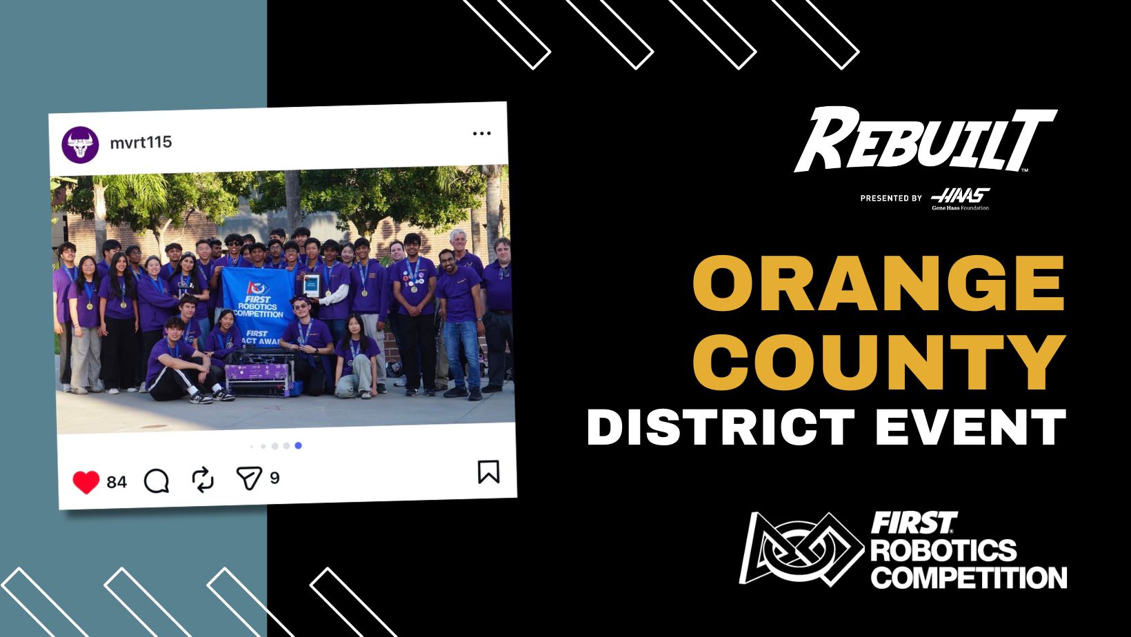 FIRST Robotics Competition – Orange County District Event, 2026