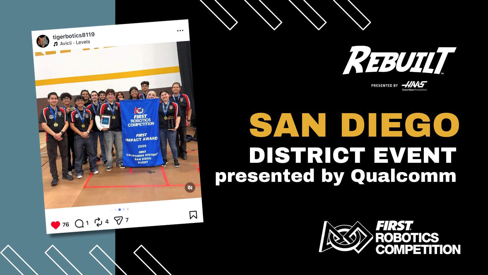 FIRST Robotics Competition – San Diego District Event, 2026