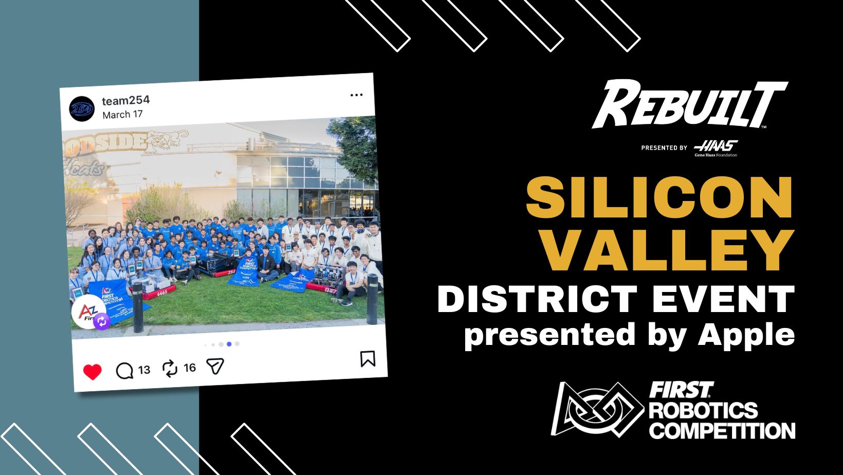 FIRST Robotics Competition – Silicon Valley District Event presented by Apple, 2026
